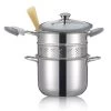 Cuit-pâtes Premium Inox 20 Cm 5 L -Magasin De Fournitures De Cuisine À Domicile 27670 0 3 Cuit pates Premium inox 20 cm 5 L Inoxriv