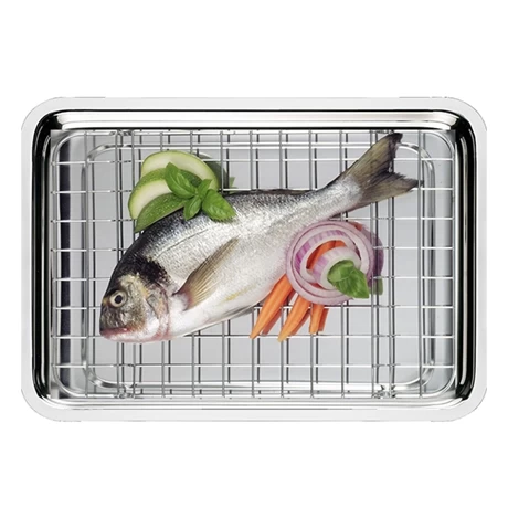 Plat à Four Smart Grill 36 X 25 Cm Avec Grille 4 Plat à Four Smart Grill 36 X 25 Cm Avec Grille – Image 2