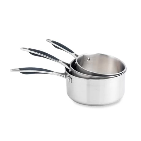Set 3 Casseroles Inox Excell'Inox 16, 18 Et 20 Cm 3 Set 3 Casseroles Inox Excell'Inox 16, 18 Et 20 Cm