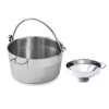 Lot Bassine à Confiture Inox 30 Cm Et Entonnoir 14 Cm -Magasin De Fournitures De Cuisine À Domicile 279114 0 1 Lot bassine a confiture inox 30 cm et entonnoir 14 cm Mathon