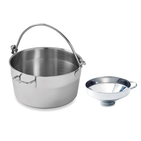 Lot Bassine à Confiture Inox 30 Cm Et Entonnoir 14 Cm 3 Lot Bassine à Confiture Inox 30 Cm Et Entonnoir 14 Cm