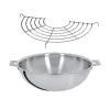 Lot Wok Inox Et Grille Casteline 28 Cm -Magasin De Fournitures De Cuisine À Domicile 279124 0 1 Lot Wok inox et grille Casteline 28 cm Cristel