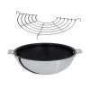 Lot Wok Inox Revêtu Et Grille Casteline 28 Cm -Magasin De Fournitures De Cuisine À Domicile 279125 0 1 Lot Wok inox revetu et grille Casteline 28 cm Cristel