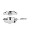 Lot Poêle Sautoir Et Couvercle Inox Castel’Pro 28 Cm -Magasin De Fournitures De Cuisine À Domicile 279196 0 2 Lot poele sautoir et couvercle inox Castel Pro 28 cm Cristel