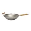 Wok Fond Plat Tôle Acier Blanche 2 Poignées 36 Cm Be A Wok Star -Magasin De Fournitures De Cuisine À Domicile 28838 0 1 Wok fond plat tole acier blanche 2 poignees 36 cm Be a Wok Star