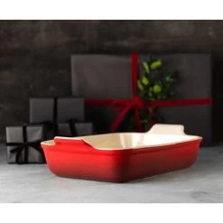 Le Creuset Plat Rectangulaire Céramique 19 Cm Cerise -Magasin De Fournitures De Cuisine À Domicile 301013 2 1 Plat rectangulaire ceramique 19 cm Cerise Le Creuset