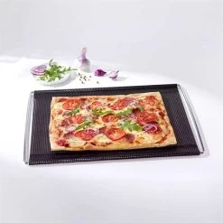 Grille De Cuisson Extensible Avec Feuille Perforée Anti-adhérente 41 à 49 Cm -Magasin De Fournitures De Cuisine À Domicile 301239 1 3 Grille de cuisson extensible avec feuille perforee anti adherente 41 a 49 cm NoStik