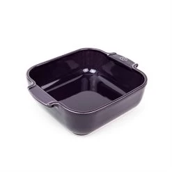 Peugeot Plat Carré En Céramique Appolia 21 Cm Aubergine