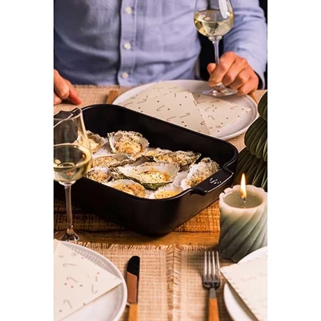 Peugeot Plat à Four Céramique Appolia Rectangulaire Noir Mat 36 Cm 4 Peugeot Plat à Four Céramique Appolia Rectangulaire Noir Mat 36 Cm – Image 2