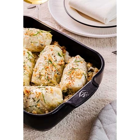 Peugeot Plat à Four Céramique Appolia Rectangulaire Noir Mat 40 Cm 6 Peugeot Plat à Four Céramique Appolia Rectangulaire Noir Mat 40 Cm – Image 4