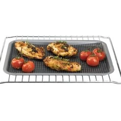 Set De 2 Grilles De Cuisson Anti-adhérentes -Magasin De Fournitures De Cuisine À Domicile 37026 2 1 Set de 2 grilles de cuisson anti adherentes Mathon