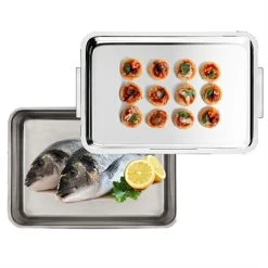 Plat à Four Inox Extra Profond Avec Couvercle Duplex -Magasin De Fournitures De Cuisine À Domicile 371003 2 1 Plat a four Inox extra profond avec couvercle Duplex Inoxriv