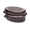 Cocotte Roaster 38 Cm Acier émaillé -Magasin De Fournitures De Cuisine À Domicile 381007 0 1 Cocotte roaster 38 cm acier emaille Baumalu