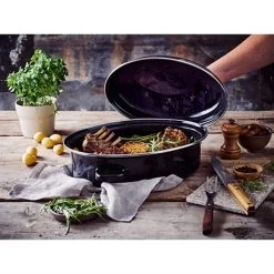 BEKA Roaster émail Roasty Cook 38 Cm -Magasin De Fournitures De Cuisine À Domicile 383002 1 1 Roaster email Roasty Cook 38 cm Beka