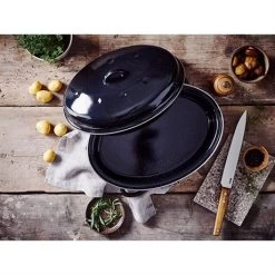 BEKA Roaster émail Roasty Cook 38 Cm -Magasin De Fournitures De Cuisine À Domicile 383002 2 1 Roaster email Roasty Cook 38 cm Beka