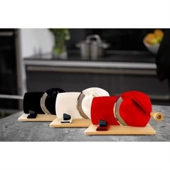 Jupiter Trancheuse Manuelle Lame 17 Cm Et Plateau Bois Massif Noir -Magasin De Fournitures De Cuisine À Domicile 418014 1 1 Trancheuse manuelle lame 17 cm et plateau bois massif noir Jupiter