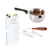 Kit Chocolats De Pâques : Casserole Bain Marie + Thermosonde + Moule Pour Friture