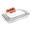 Ibili Set De 3 Plats Rectangulaires Kristall -Magasin De Fournitures De Cuisine À Domicile 52109 0 1 Set de 3 plats rectangulaires Kristall Ibili
