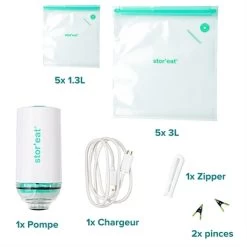 Kit Pompe Et Sacs Sous Vide STOR’EAT F93867