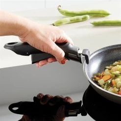 Manche Amovible Clipsable Pour Poêles Effet Pierre Et Délice -Magasin De Fournitures De Cuisine À Domicile 60652 1 1 Manche amovible clipsable pour Poeles Effet Pierre et Delice Mathon