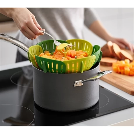 Joseph Joseph Panier Vapeur Pliable - Vert 7 Joseph Joseph Panier Vapeur Pliable - Vert – Image 5