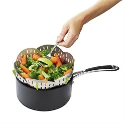 Joseph Joseph Panier Vapeur Pliable Anti-rayure -Magasin De Fournitures De Cuisine À Domicile 670099 2 1 Panier vapeur pliable anti rayure Joseph Joseph