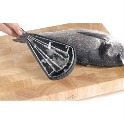 Grattoir à Poisson Inox -Magasin De Fournitures De Cuisine À Domicile 673132 2 1 Grattoir a poisson inox Lacor
