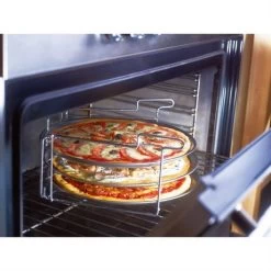 3 Plaques à Pizza Avec Support -Magasin De Fournitures De Cuisine À Domicile 67810 2 1 3 plaques a pizza avec support Baumalu