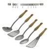 De Buyer Lot De 5 Ustensiles B Bois Et D’une Barre De Suspension Incurvée En Inox -Magasin De Fournitures De Cuisine À Domicile 679022 0 1 Lot de 5 ustensiles B Bois et d une barre de suspension incurvee en inox De Buyer