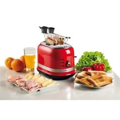 Ariete Toaster Moderna 2 Fentes 815 W 149 Rouge -Magasin De Fournitures De Cuisine À Domicile 700047 4 2 Toaster moderna 2 fentes 815 W 149 Rouge Ariete