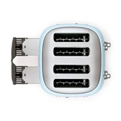 Smeg Toaster 4 Fentes 2000 W TSF03PBEU Bleu Azur 8 Smeg Toaster 4 Fentes 2000 W TSF03PBEU Bleu Azur -Magasin De Fournitures De Cuisine À Domicile 700060 2 1 Toaster 4 fentes 2000 W TSF03PBEU bleu azur Smeg