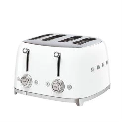 Smeg Toaster 4 Fentes 2000 W TSF03WHEU Blanc