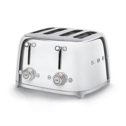 Smeg Toaster 4 Fentes 2000 W TSF03SSEU Chromé