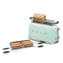 Smeg Grille Pain 4 Tranches 1500 W TSF02PGEU Vert D’eau 7 Smeg Grille Pain 4 Tranches 1500 W TSF02PGEU Vert D’eau -Magasin De Fournitures De Cuisine À Domicile 700065 2 1 Grille pain 4 tranches 1500 W TSF02PGEU vert d eau Smeg