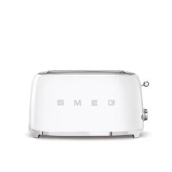 Smeg Grille Pain 4 Tranches 1500 W TSF02WHEU Blanc