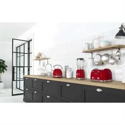 Schneider® Grille-pain 4 Fentes 1630 W SCT04R Rouge -Magasin De Fournitures De Cuisine À Domicile 700089 3 1 Grille pain 4 fentes 1630 W SCT04R rouge Schneider