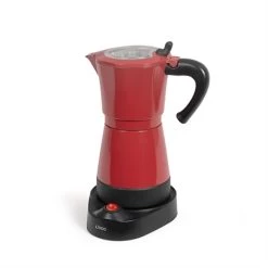 LIVOO Cafetière électrique Italienne Rouge 6 Tasses 480 W -Magasin De Fournitures De Cuisine À Domicile 700104 2 2 Cafetiere electrique Italienne rouge 6 tasses 480 W Livoo