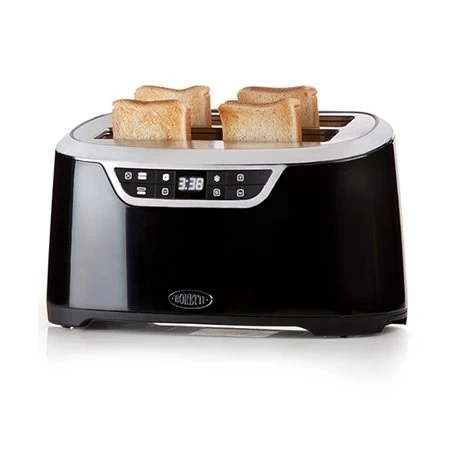 Boretti Grille Pain Extralarge 2 Tranches 1600 W B300 3 Boretti Grille Pain Extralarge 2 Tranches 1600 W B300