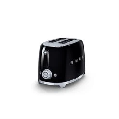 Smeg Toaster 2 Fentes Noir 950 W TSF01BLEU