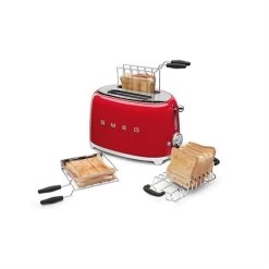 Smeg Toaster 2 Fentes Rouge 950 W TSF01RDEU 9 Smeg Toaster 2 Fentes Rouge 950 W TSF01RDEU -Magasin De Fournitures De Cuisine À Domicile 70281 3 5 Toaster 2 fentes rouge 950 W TSF01RDEU Smeg