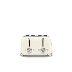 Smeg Toaster 4 Fentes Crème 2000 W TSF03CREU -Magasin De Fournitures De Cuisine À Domicile 70282 2 8 Toaster 4 fentes creme 2000 W TSF03CREU Smeg