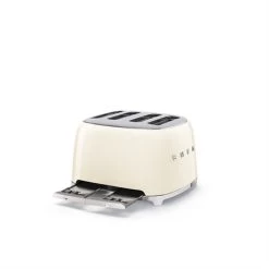 Smeg Toaster 4 Fentes Crème 2000 W TSF03CREU -Magasin De Fournitures De Cuisine À Domicile 70282 3 8 Toaster 4 fentes creme 2000 W TSF03CREU Smeg