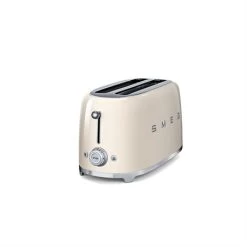Smeg Grille-pain 4 Tranches Crème 1500 W TSF02CREU