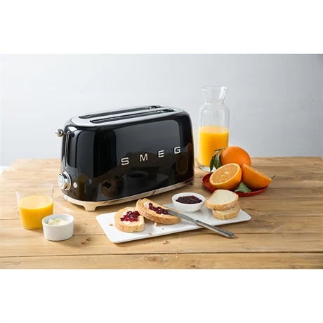 Smeg Grille-pain 4 Tranches Noir 1500 W TSF02BLEU 3 Smeg Grille-pain 4 Tranches Noir 1500 W TSF02BLEU