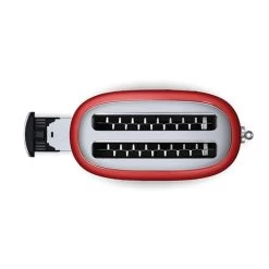 Smeg Grille-pain 4 Tranches Rouge 1500 W TSF02RDEU -Magasin De Fournitures De Cuisine À Domicile 70287 2 5 Grille pain 4 tranches rouge 1500 W TSF02RDEU Smeg
