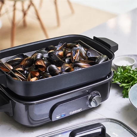 Cuisinart Multicuiseur électrique Cooking 4,7 L 1400 W Bleu Nuit 6 Cuisinart Multicuiseur électrique Cooking 4,7 L 1400 W Bleu Nuit – Image 4