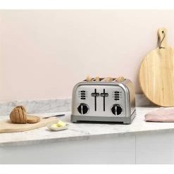 Cuisinart Toaster 4 Tranches Inox CPT180E -Magasin De Fournitures De Cuisine À Domicile 71859 2 2 Toaster 4 tranches Inox CPT180E Cuisinart