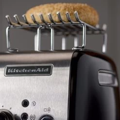KitchenAid Grille-pain 2 Tranches Noir 5KMT221EOB -Magasin De Fournitures De Cuisine À Domicile 71964 4 2 Grille pain 2 tranches noir 5KMT221EOB Kitchenaid