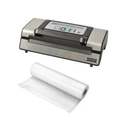 Lot Appareil à Emballer Sous Vide Pro Soudure Et Rouleau 10 Mètres De Sachets à Découper