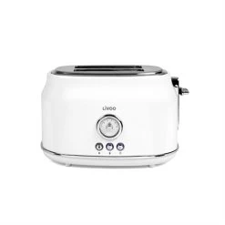 LIVOO Grille Pains Retro 2 Fentes DOD181W
